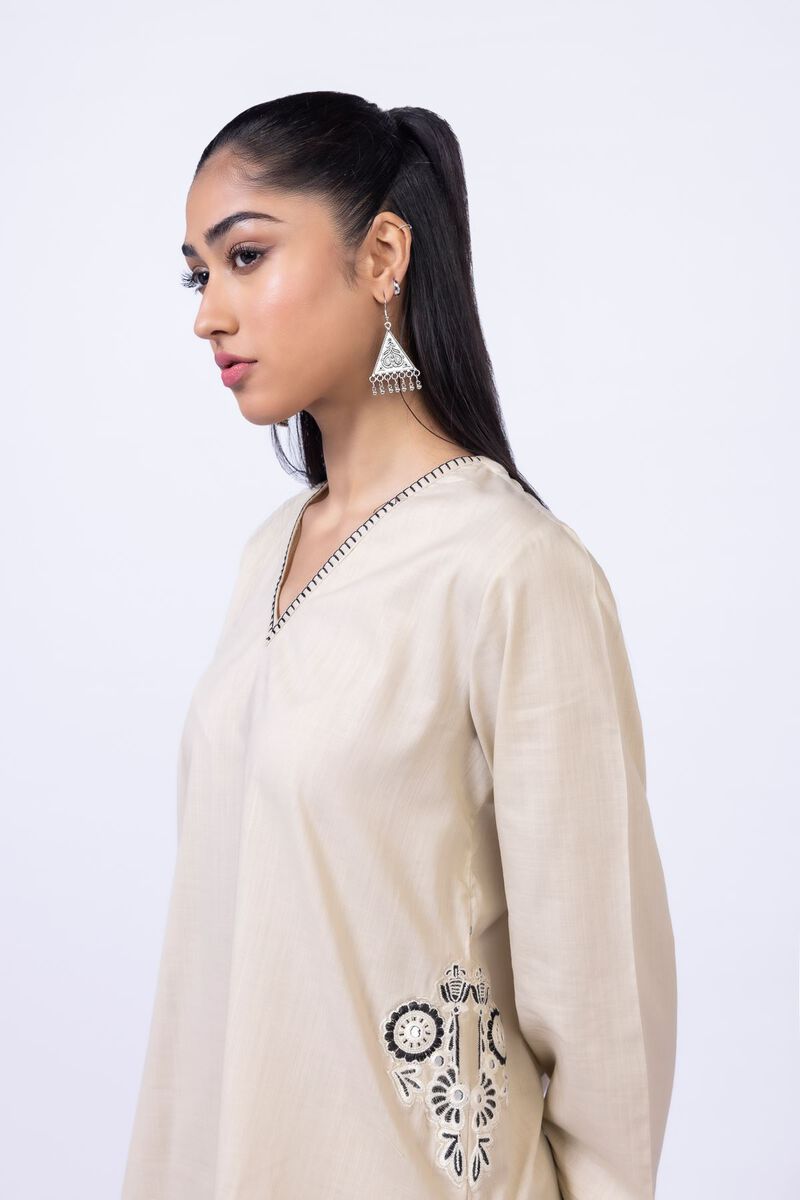 Embroidered | Crosshatch Poplin | Kurta | GBP 10.00