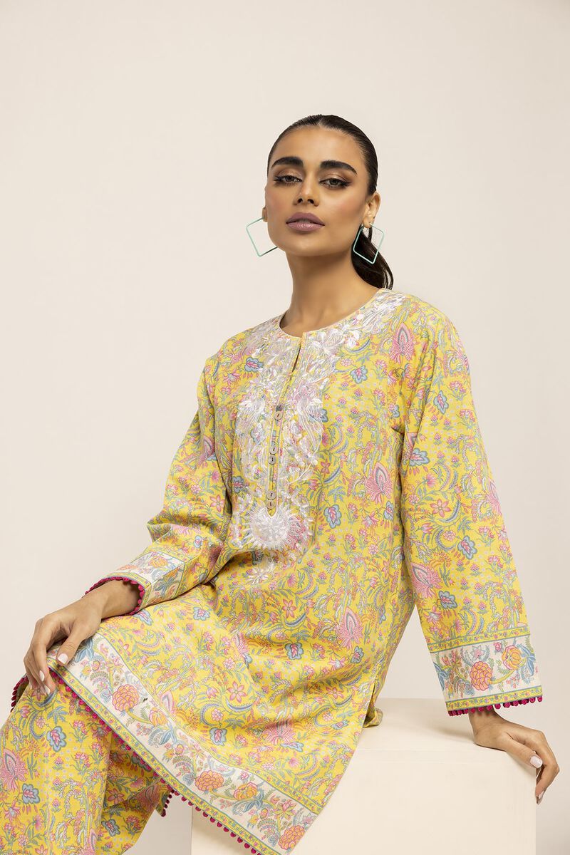 Slub Crosshatch | Embroidered | Fabrics 2 Piece | Top Bottoms | null