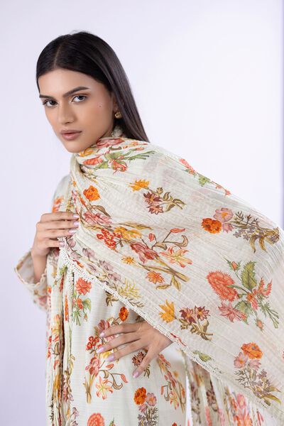 Printed | Voile | Dupatta | GBP 12.00