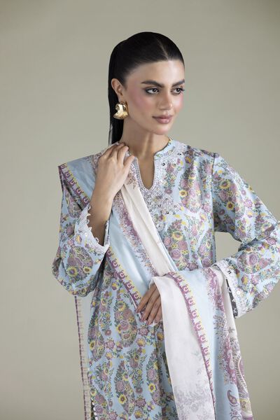 Embroidered | Cambric | Fabrics 3 Piece | GBP 40.00