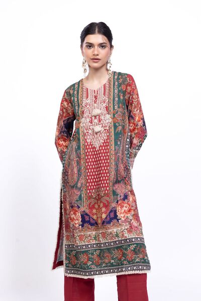 Embroidered | Textured Cotton | Kurta | GBP 15.00