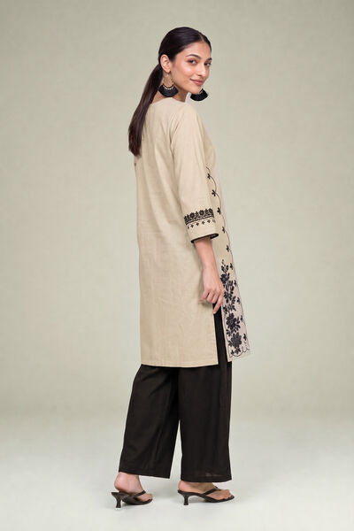 Embroidered | Cambric | Solid Black Pants | GBP 25.00