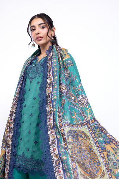Printed | Textured Cotton | Dupatta | GBP 8.50