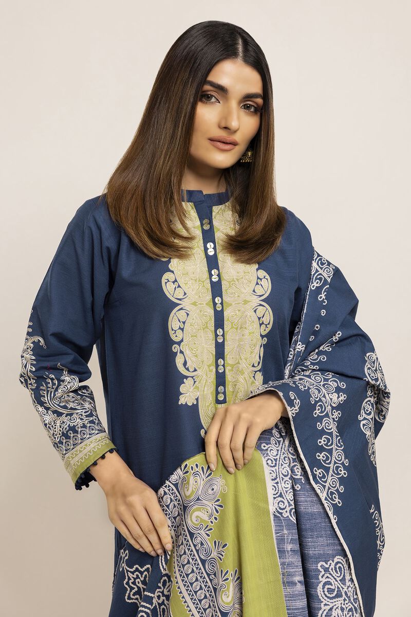 Embroidered | Khaddar | Fabrics 3 Piece | null