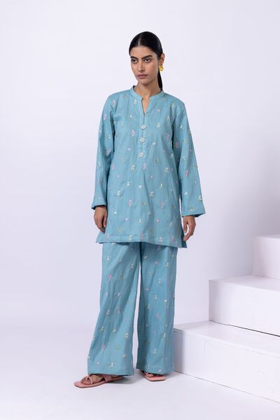 Embroidered | Ripple Crinkle | Kurta | GBP 9.00
