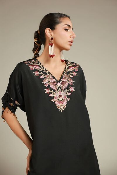 Embroidered | Raw Silk | 2 Piece Co-ord Set | Top and Bottom | GBP 60.00