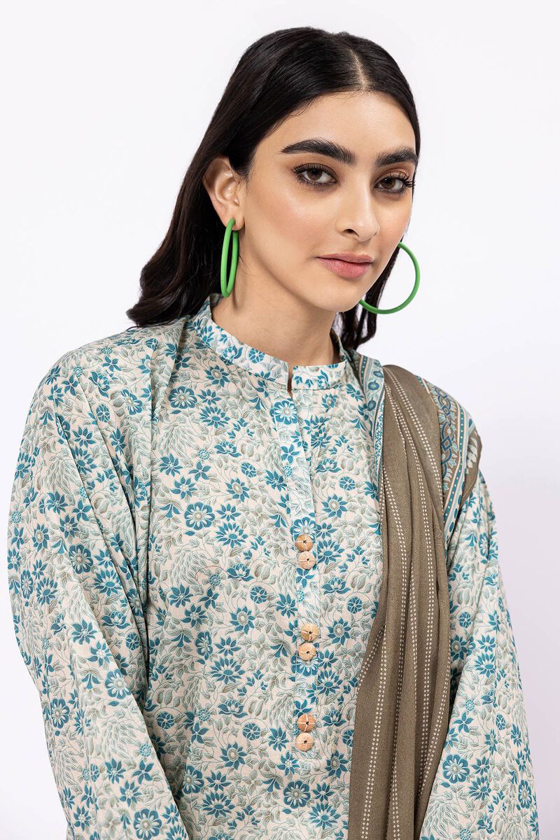 Printed Lawn | Top Dupatta | Fabrics 2 Piece | null