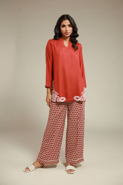 Embroidered | Viscose | Pants | GBP 15.00