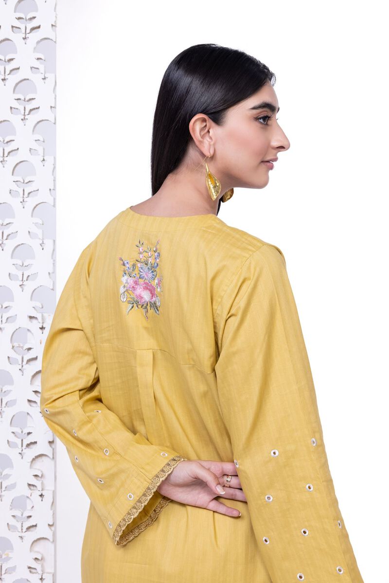 Embroidered | Textured Dobby Cotton | Kurta | null