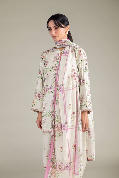 Printed | Lawn | Floral Lawn Dupatta | GBP 25.00