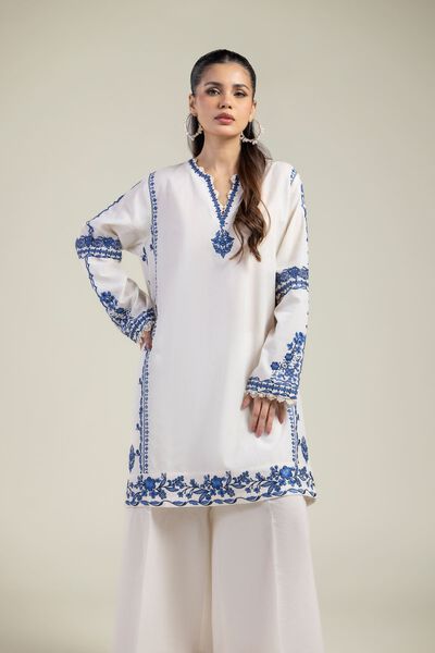 Embroidered | Cotton Dobby | 2-Piece Tailored Set | GBP 60.00