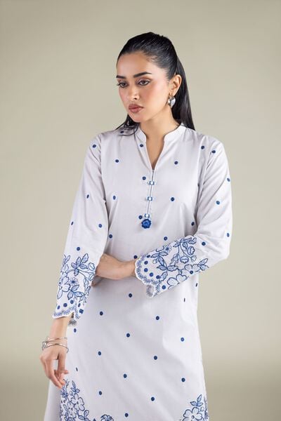 Embroidered | Cambric | Kurta | GBP 35.00
