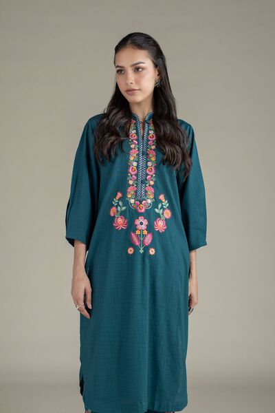 Embroidered | Heavy Textured Cotton | Kurta | GBP 25.00