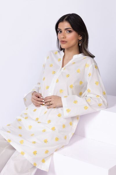 Embroidered | Cambric | Kurta | GBP 12.50