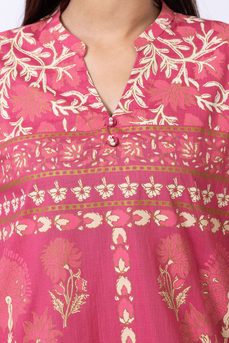 Printed | Crosshatch Poplin | Kurta | GBP 12.00