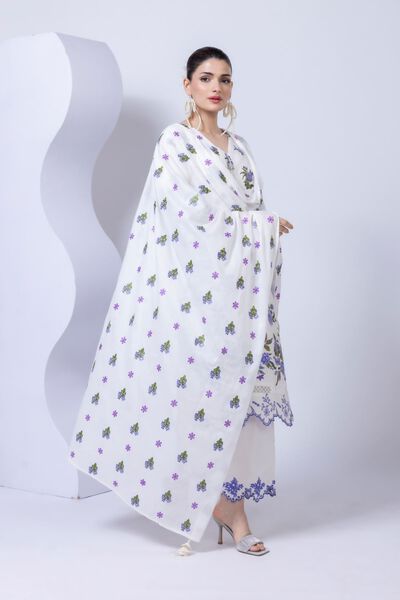 Embroidered | Cotton Square | Dupatta | GBP 35.00