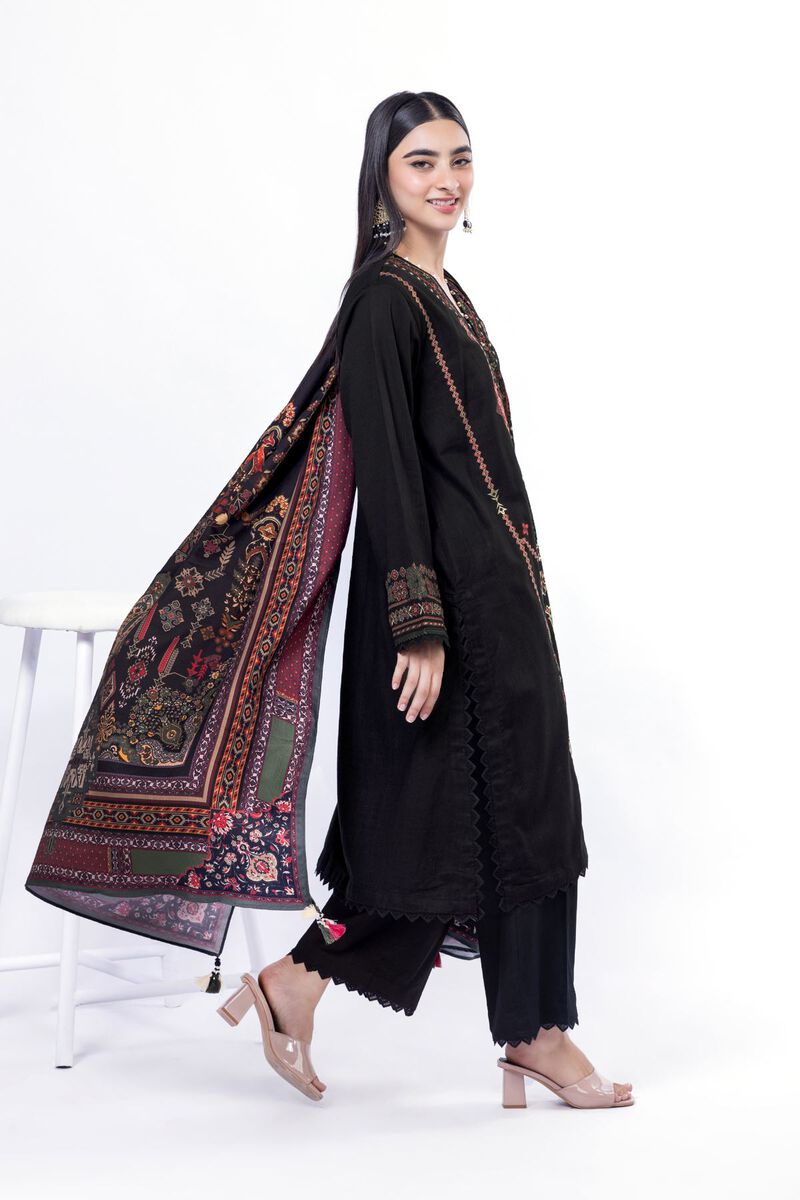 Embroidered | Crosshatch | Fabrics 3 Piece | null