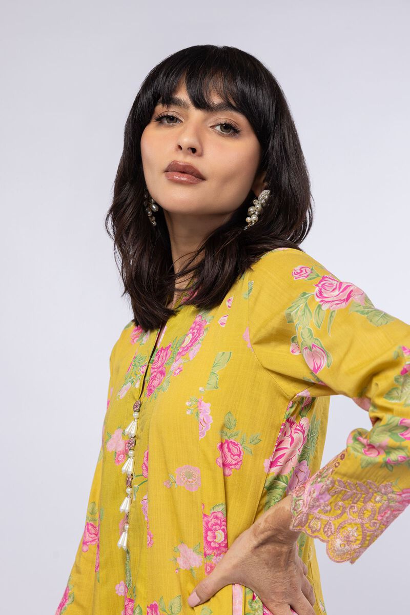 Embroidered | Crosshatch Raw Silk | Kurta | null