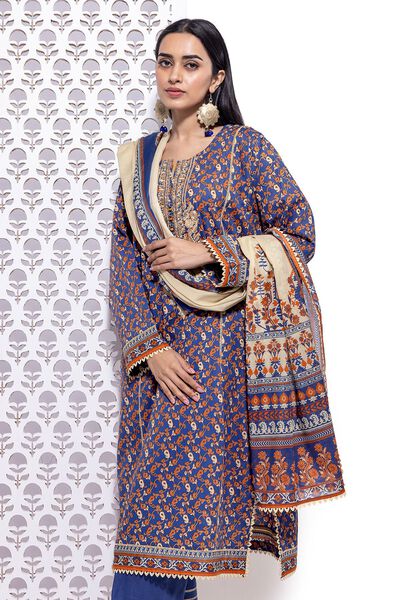 Lawn | Embroidered | Fabrics 3 Piece | GBP 12.50