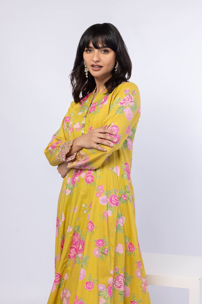 Embroidered | Crosshatch Raw Silk | Kurta | null