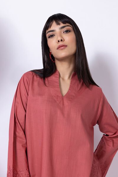 Embroidered | Crosshatch Poplin | Kurta | GBP 15.00