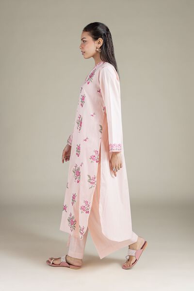 Embroidered | Textured Cambric | Solid Pants | GBP 15.00