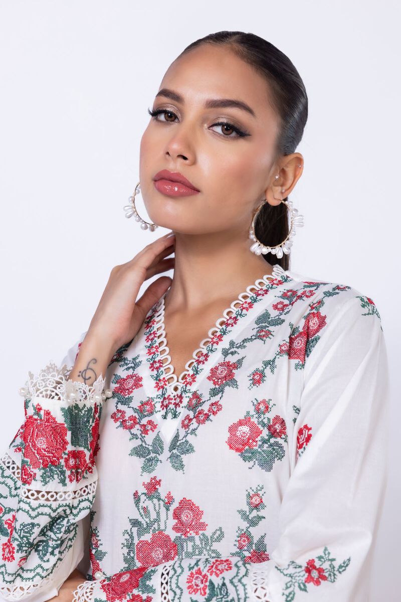 Embroidered | Cambric | Kurta | GBP 15.00