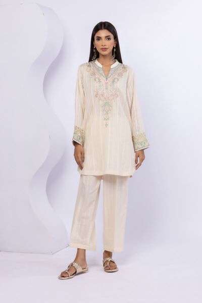 Embroidered | Leno | Kurta | GBP 9.00