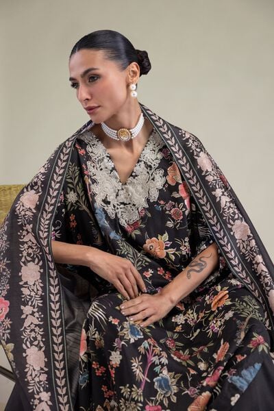 Embroidered | Raw Silk | Kurta | GBP 40.00