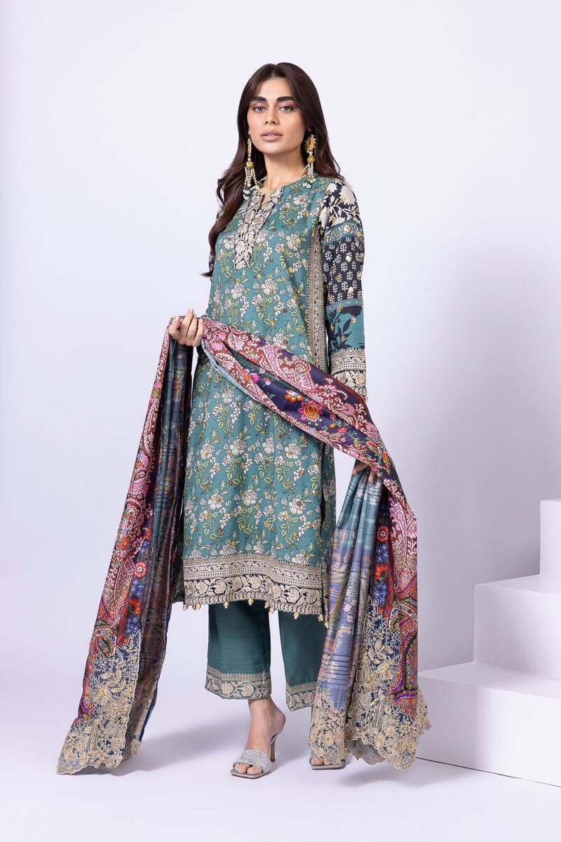 Embroidered | Russian Raw Silk | Pants | GBP 7.50