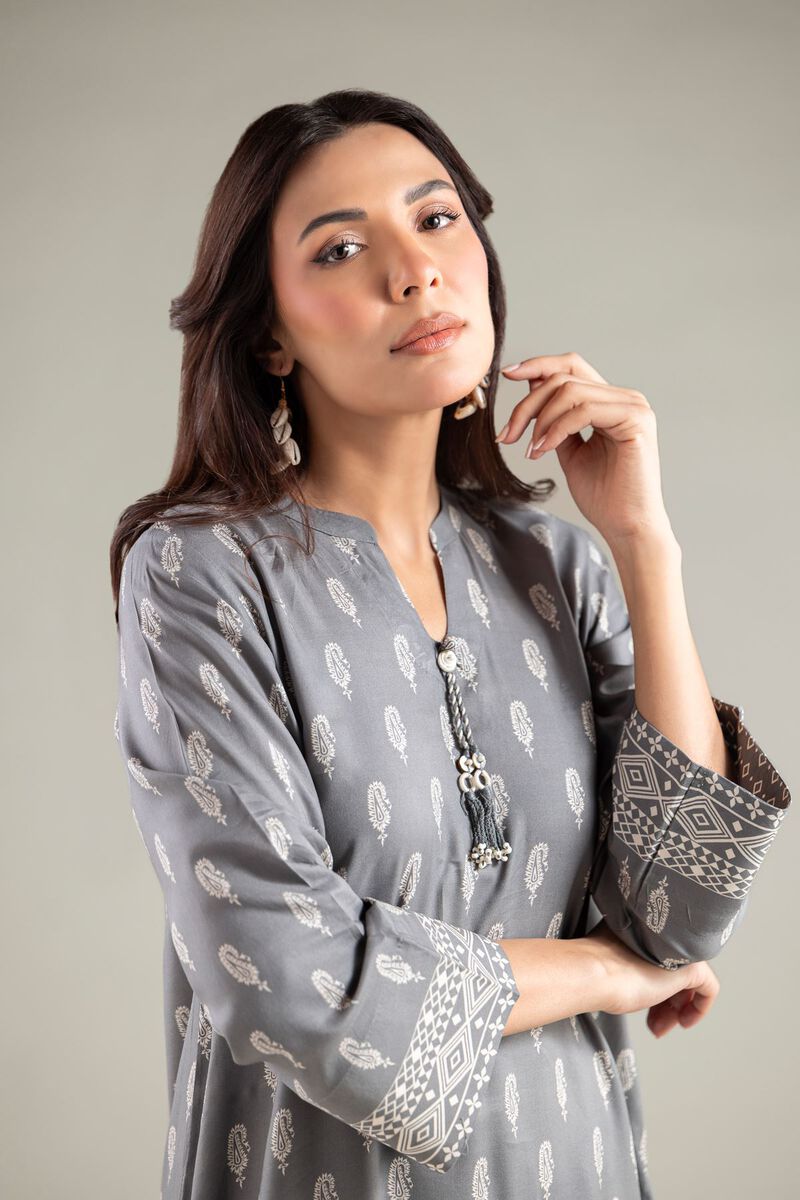 Printed | Viscose | Short V-Neck Kurta | null