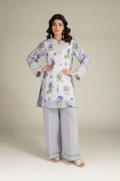 Embroidered | Satin | Fabrics 2 Piece | Top and Bottom | GBP 30.00