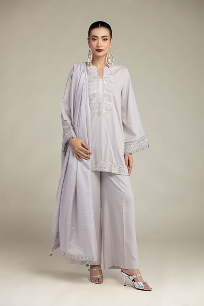 Embroidered | Raw Silk | Silk Threadwork Kurta | GBP 45.00