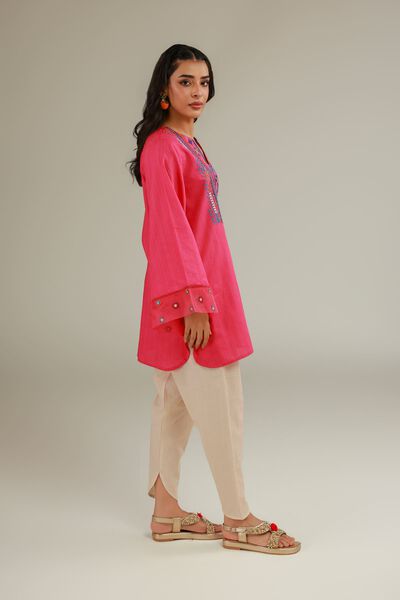 Embroidered | Cotton Dobby | Embroidered Cotton Shalwar | GBP 20.00