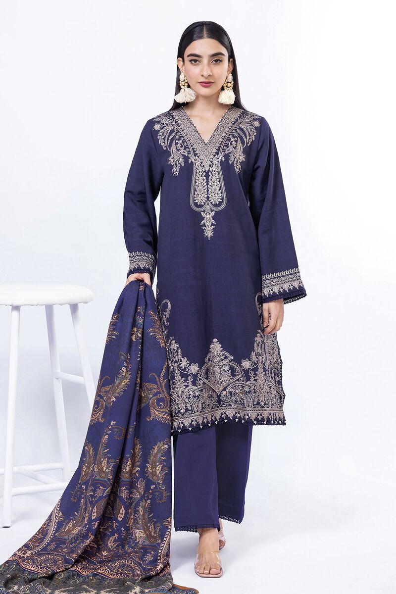 Embroidered | Khaddar | Fabrics 3 Piece | null
