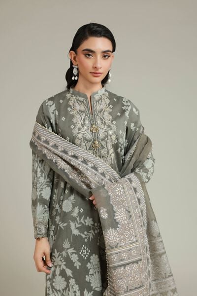 Embroidered | Cambric | Cambric Tailored Set | GBP 70.00