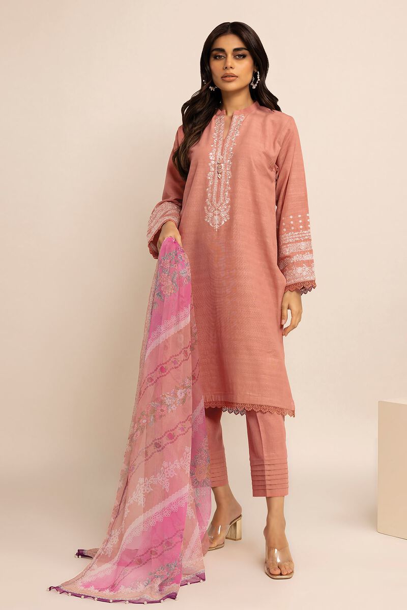 Embroidered | Crosshatch | Fabrics 3 Piece | null
