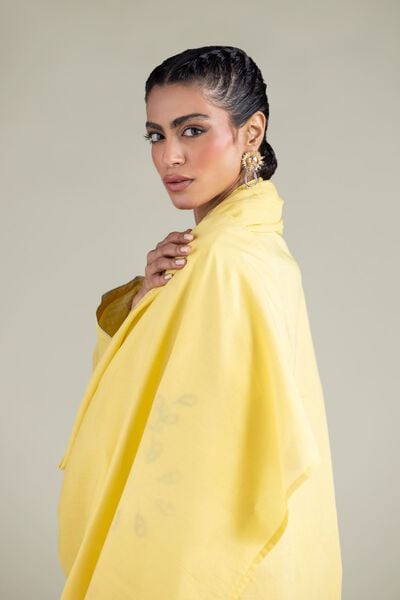 Embroidered | Textured Cotton | Solid Tassel Dupatta | GBP 20.00