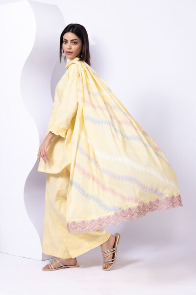 Embroidered | Slub lawn | Dupatta | GBP 12.50