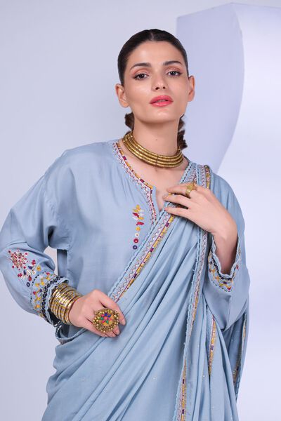 Embroidered | Light Thai Silk | Dupatta | GBP 30.00