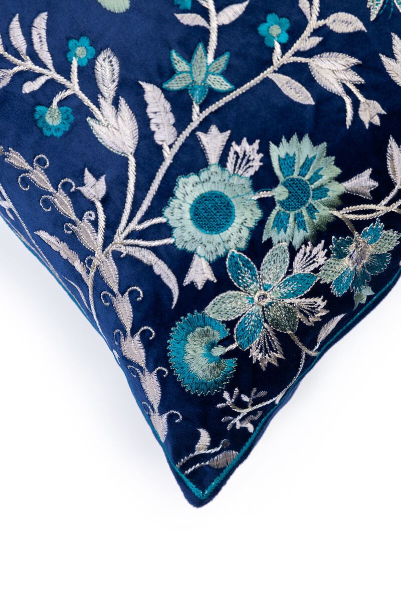 Velvet | Embroidered | Cushion Cover | null