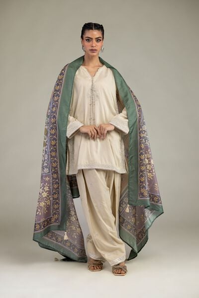 Embroidered | Raw Silk | Raw Silk Kurta | GBP 45.00
