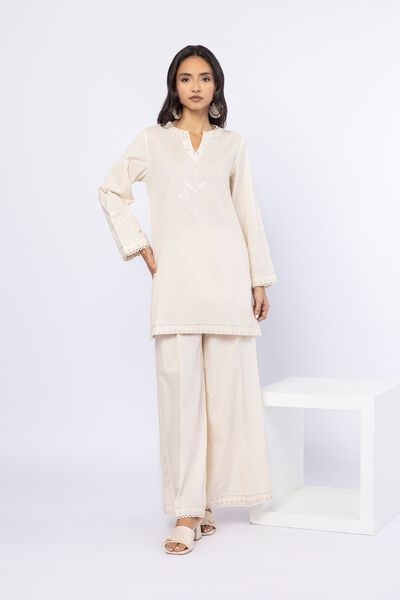 Embroidered | Cotton Dobby | Pants | GBP 22.00