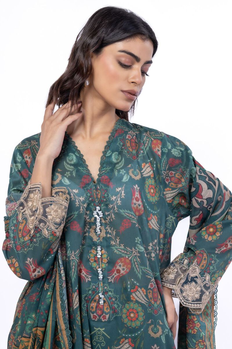 Embroidered | Lawn | Fabrics 3 Piece | null