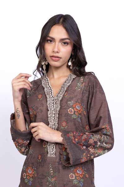 Embroidered | Textured Cotton | Kurta | GBP 12.50