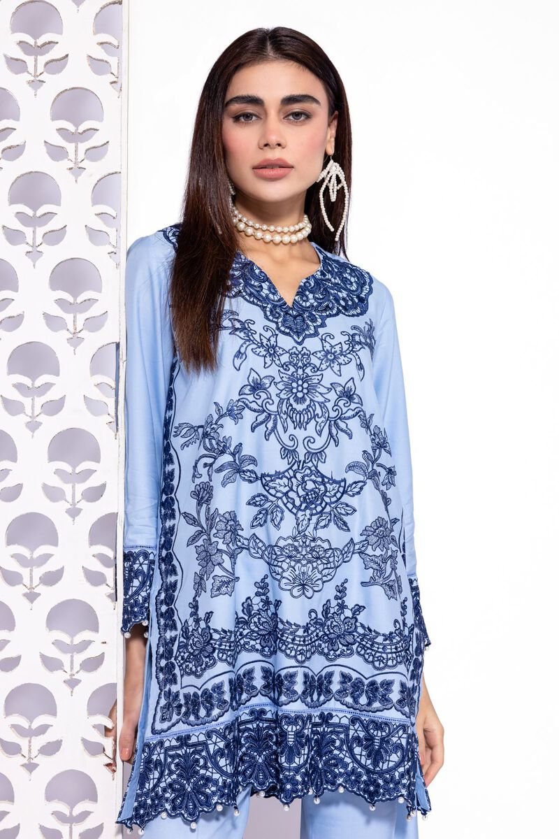 Embroidered | Viscose Oak Silk | Kurta | GBP 18.00