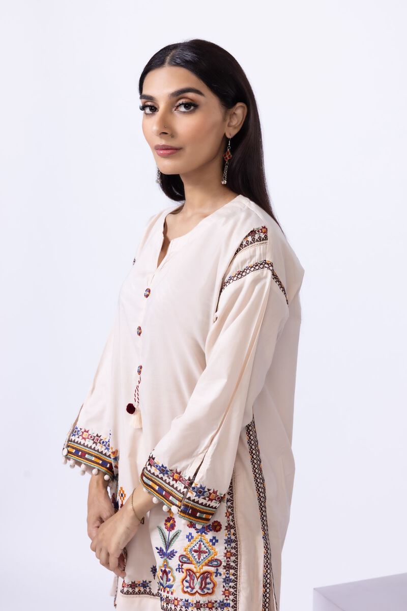 Embroidered | Cambric | Kurta | GBP 12.50