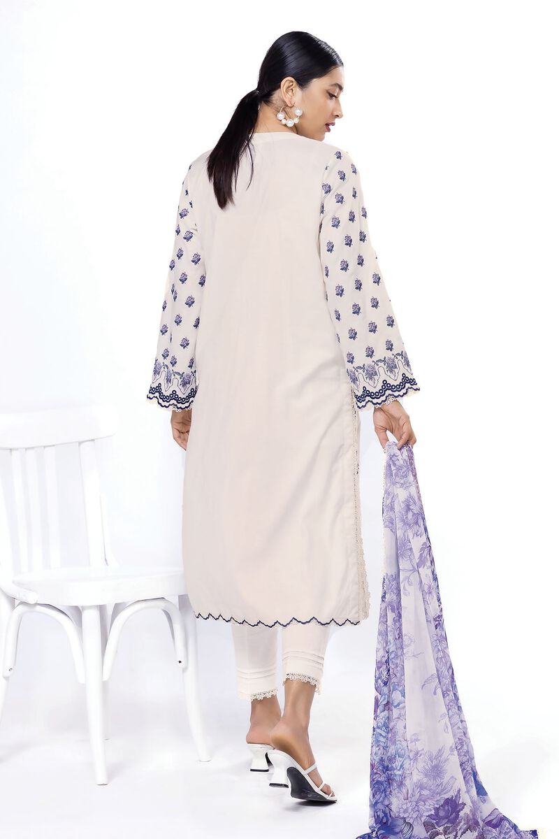 Embroidered | Dobby | Fabrics 3 Piece | GBP 32.50