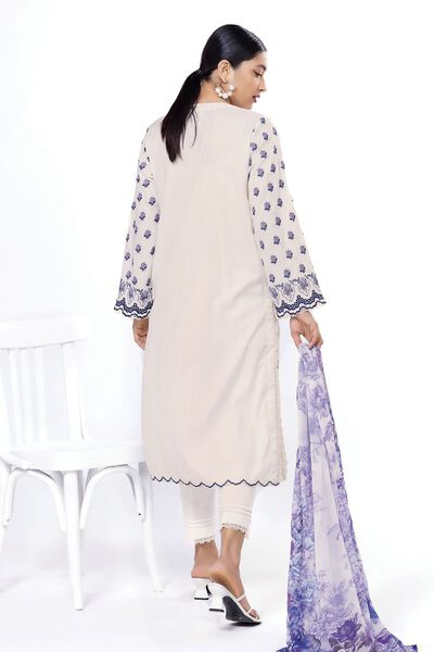 Embroidered | Dobby | Fabrics 3 Piece | GBP 32.50