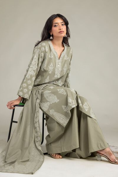 Cambric | Beige Cambric Kurta | GBP 35.00